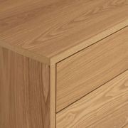 CASTOR Sideboard Buffet 125cm - Natural, Navy Blue & Black gallery detail image