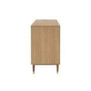 HOUSTON 200cm Sideboard Buffet - Oak & Grey gallery detail image