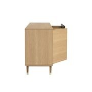 HOUSTON 200cm Sideboard Buffet - Oak & Grey gallery detail image
