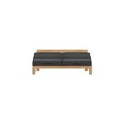Newport Teak Outdoor Sofa with Armless Chairs - 6 Seat gallery detail image