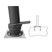 Alabaster 4m Square Cantilever Umbrella gallery detail image