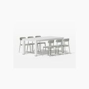 Ficus Table With Abby Chairs 7-Piece Outdoor Dining Set gallery detail image