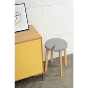 CHEVIS Stool  - Olive Yellow gallery detail image