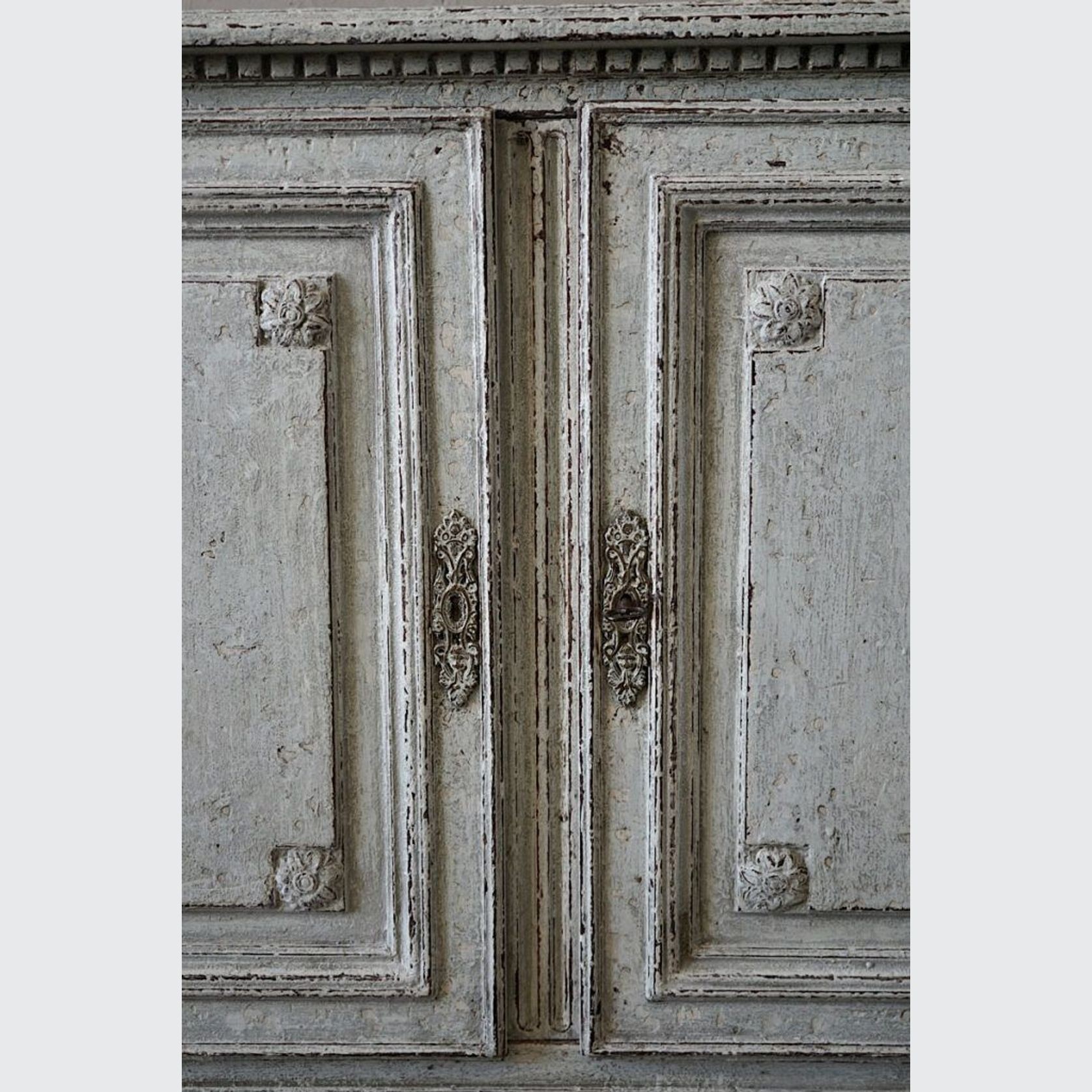 French Louis XVI Painted Sideboard gallery detail image