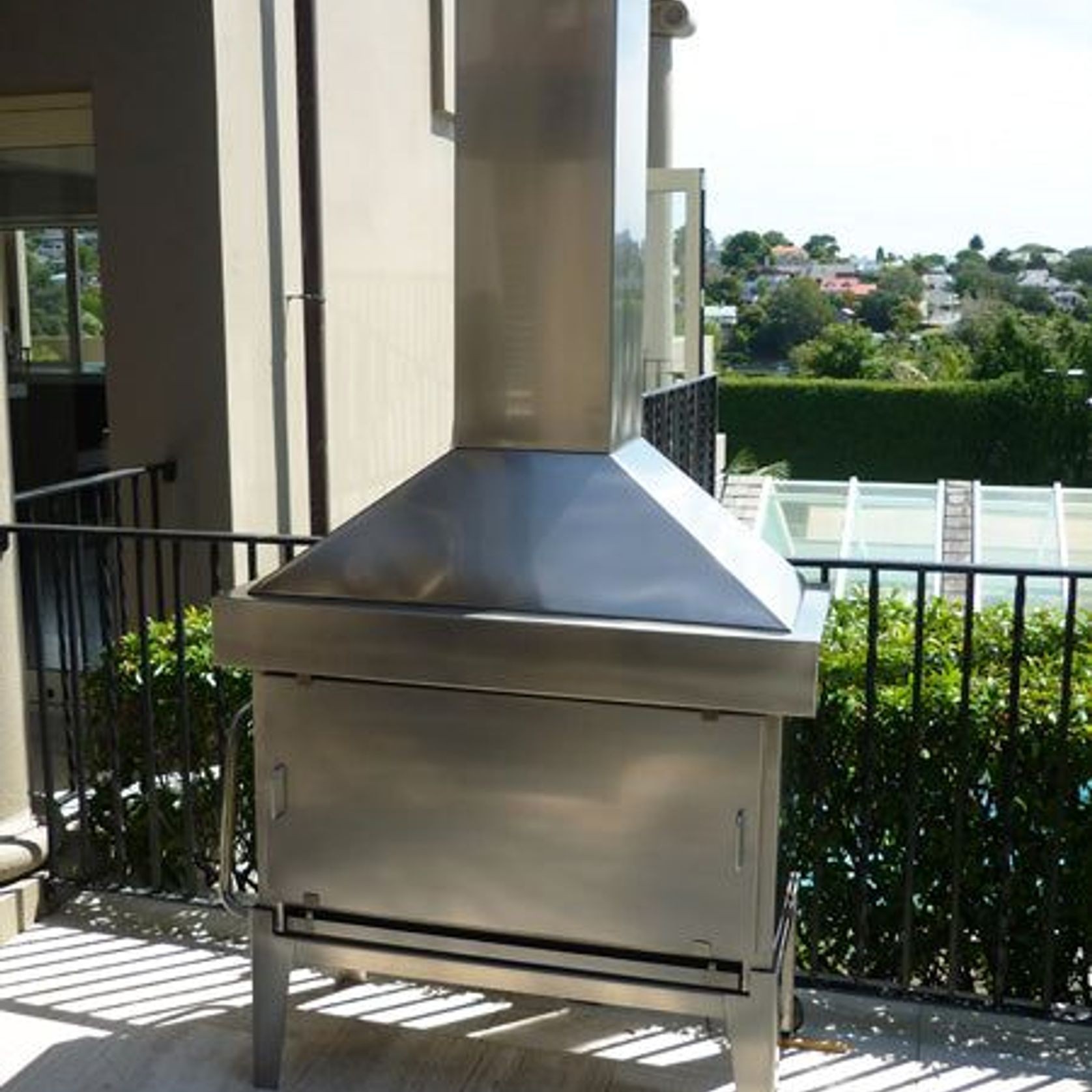 Custom 304 Stainless Fireplace gallery detail image