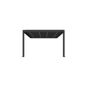 Caribbean Motorised Wall Mounted Louvre Roof Aluminium Pergola gallery detail image