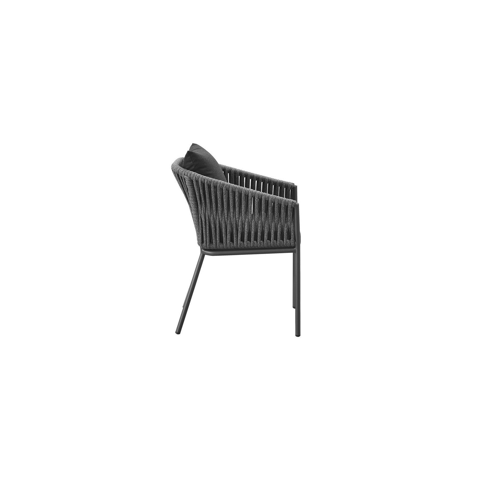 Kereru Aluminium and Rope Outdoor Dining Chair gallery detail image