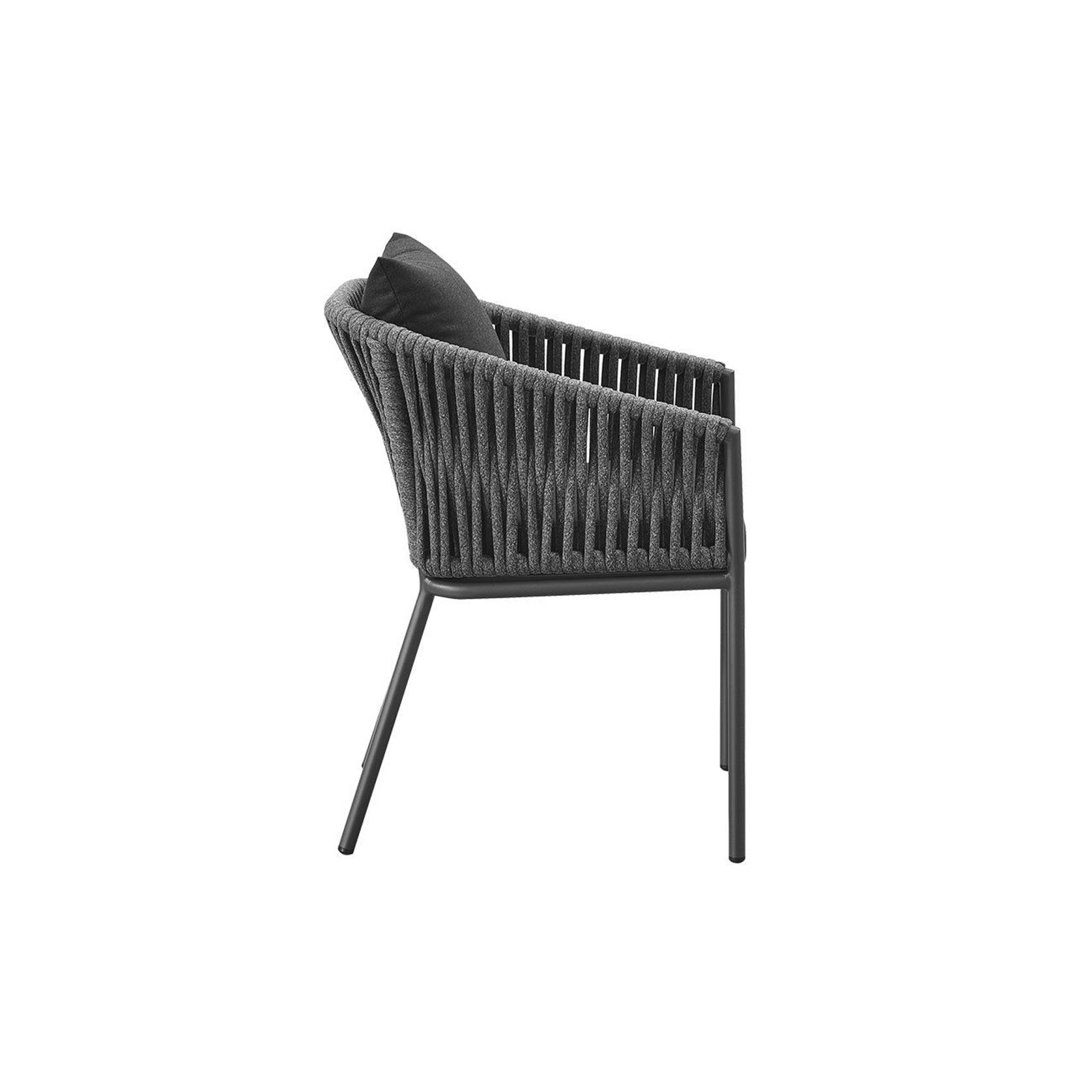 Kereru Aluminium and Rope Outdoor Dining Chair gallery detail image