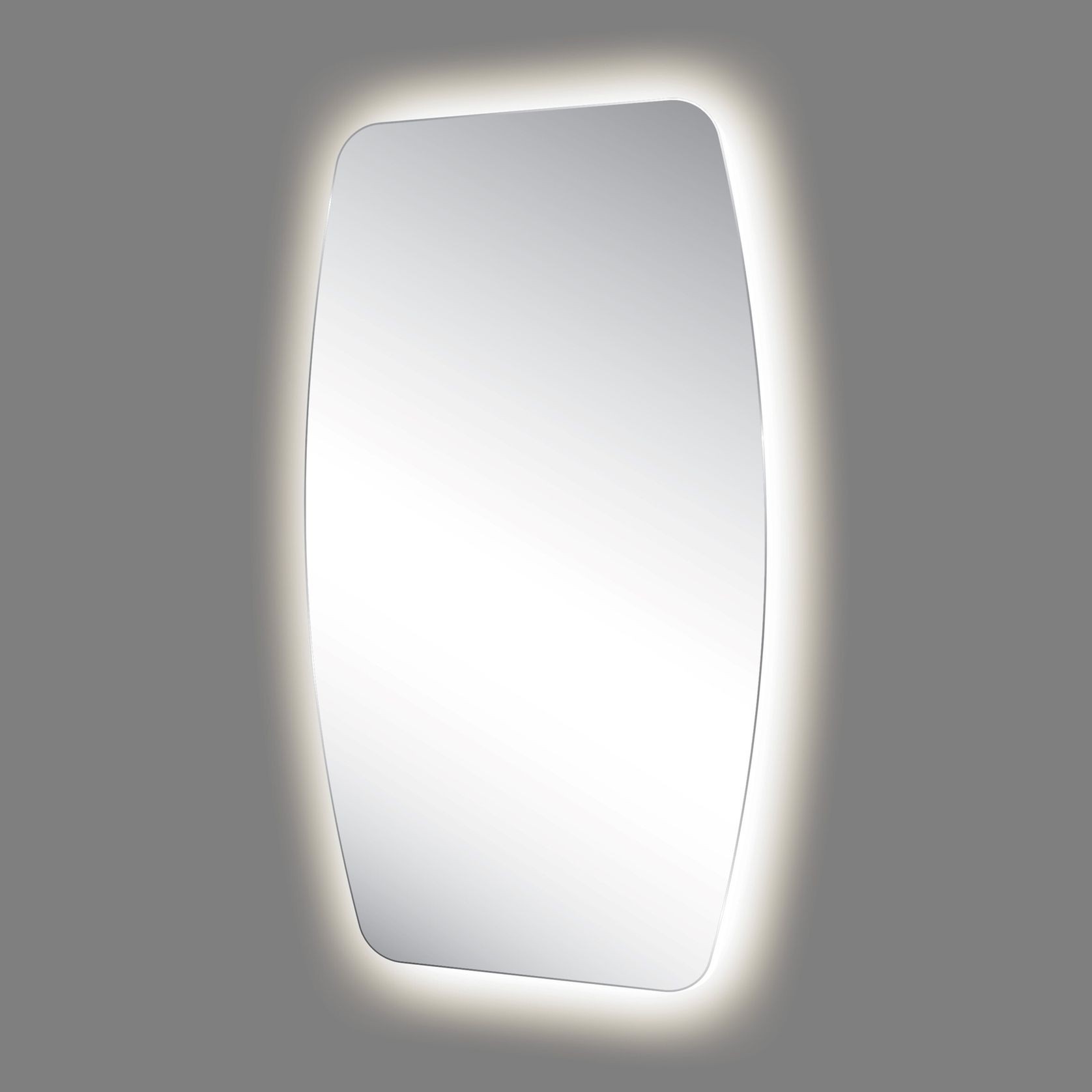 Asti LED Rounded Rectangle Mirror gallery detail image