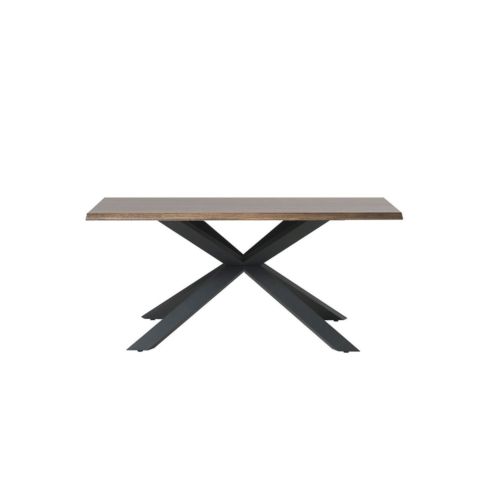 ARNO Dining Table 200cm - Brown & Black gallery detail image