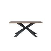 ARNO Dining Table 200cm - Brown & Black gallery detail image