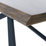 ARNO Dining Table 200cm - Brown & Black gallery detail image