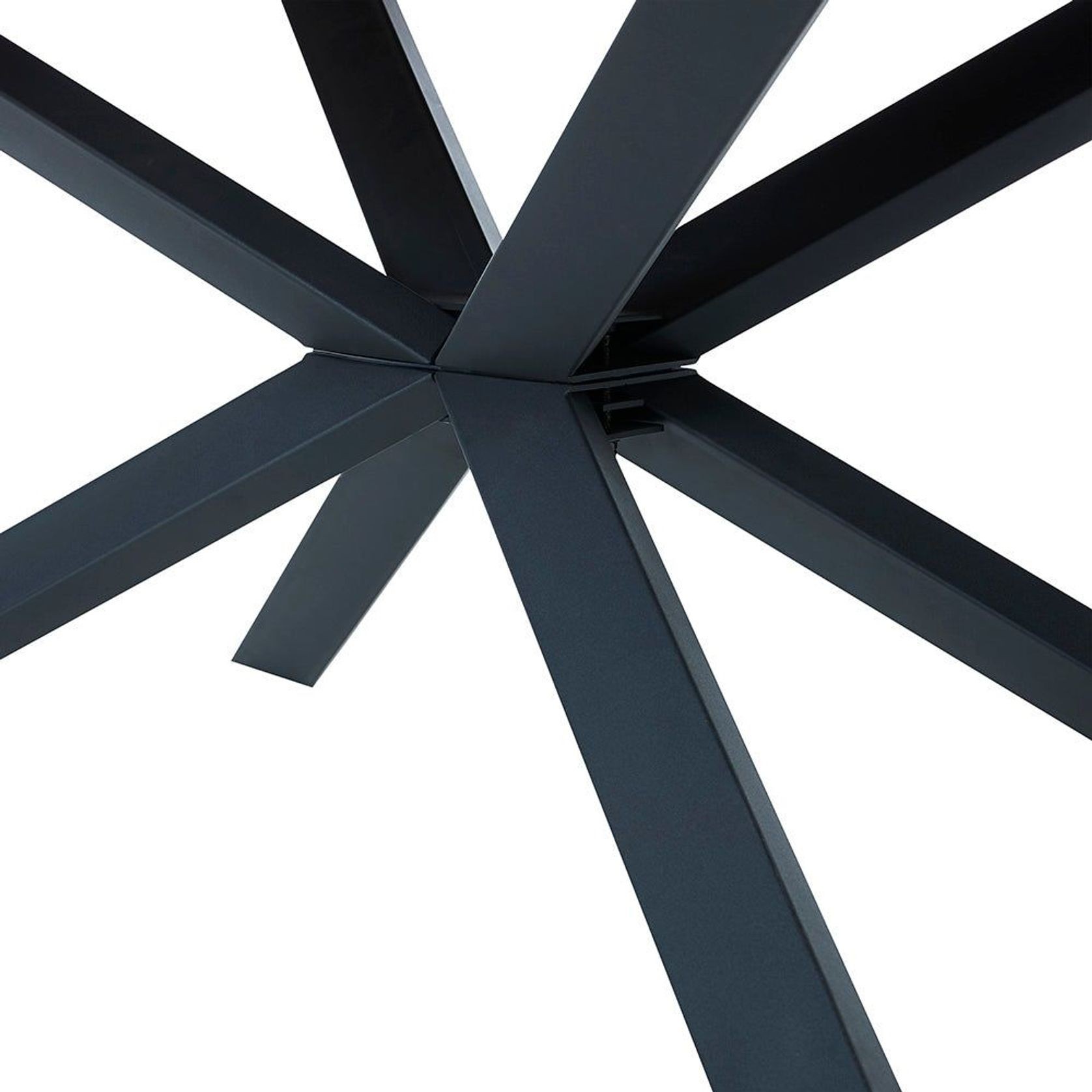 ARNO Dining Table 200cm - Brown & Black gallery detail image