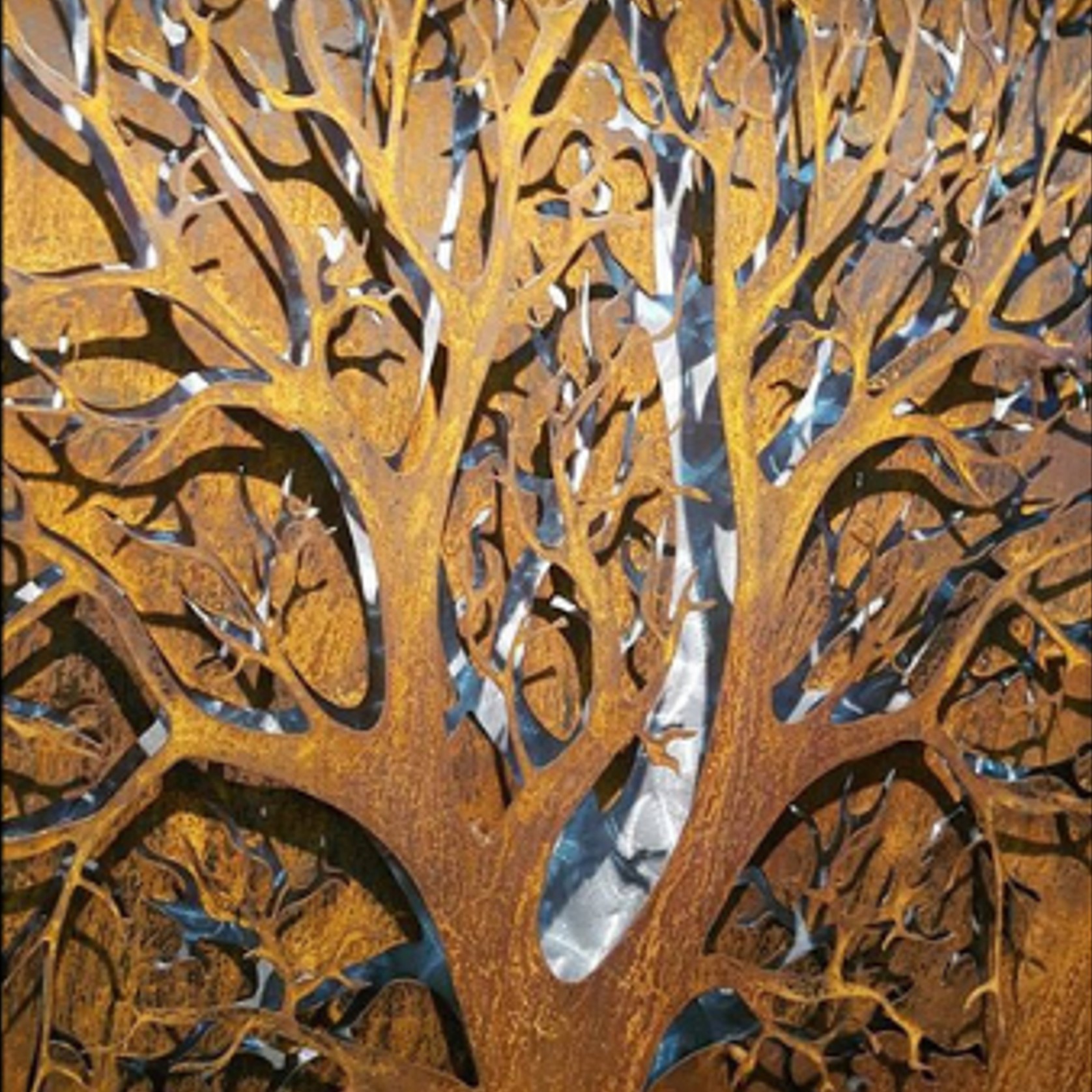 3D Autumn Tree - Metal Wall Art & Screen gallery detail image