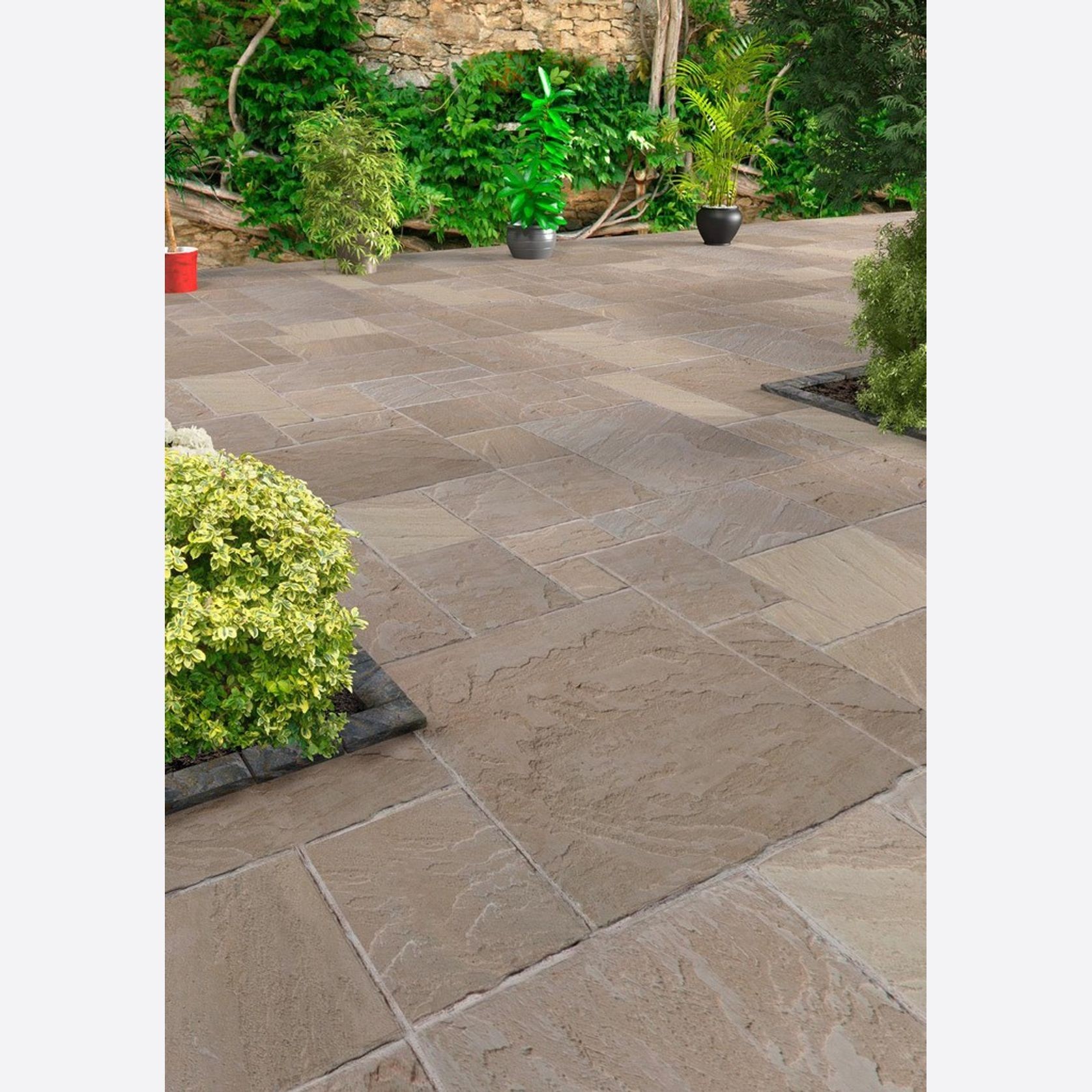 Tumbled Flagstone Raj Green | Landscape Surfaces gallery detail image