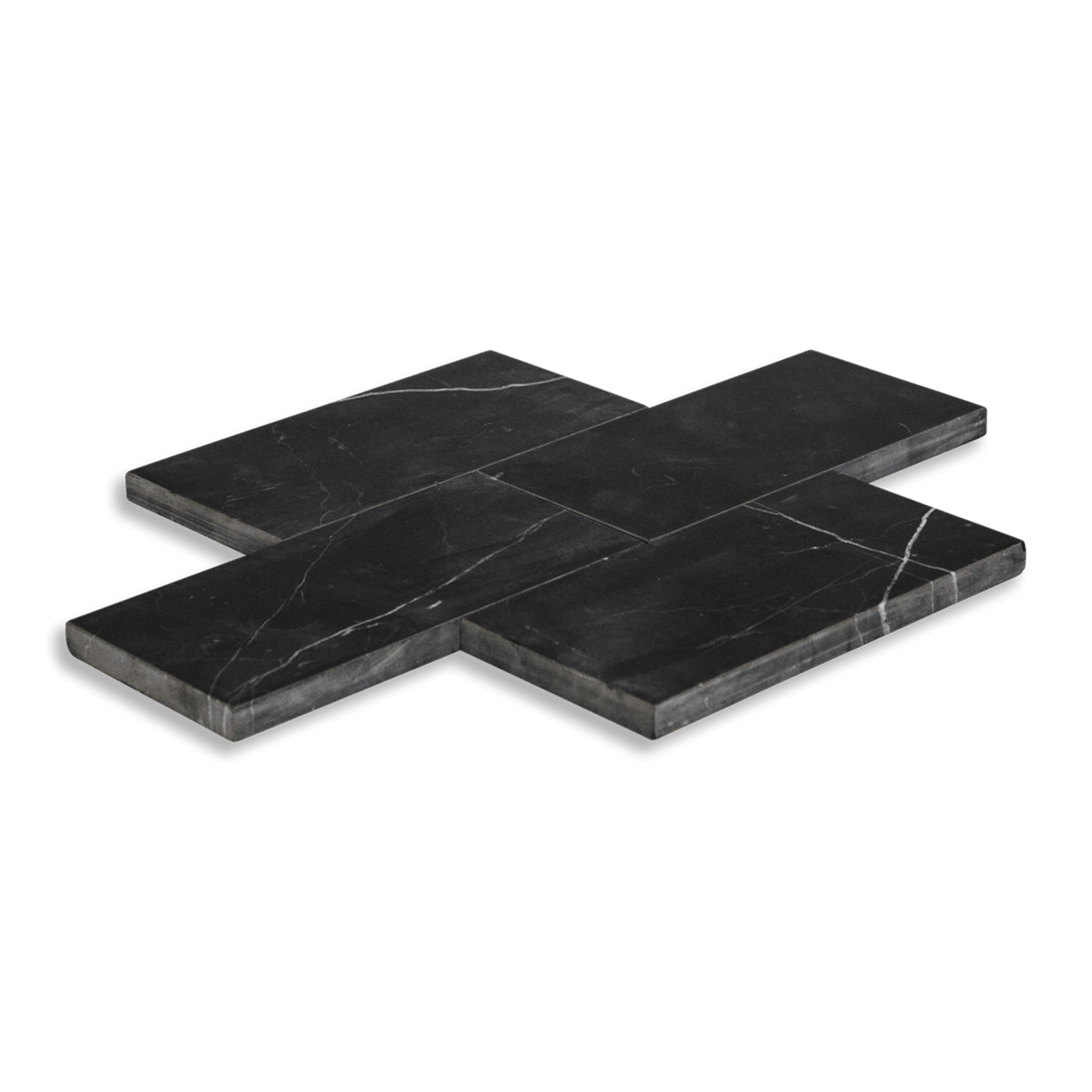 Nero Marquina Honed Subway Tile gallery detail image