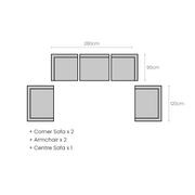 Ibis 2.0 Oversized Outdoor Corner Sofa gallery detail image