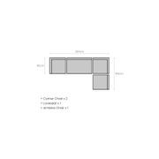 Newport Teak Outdoor Loveseat gallery detail image