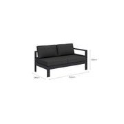 Sandpiper 2.0 Outdoor Corner Sofa Set With Coffee Table - 6 Seat gallery detail image