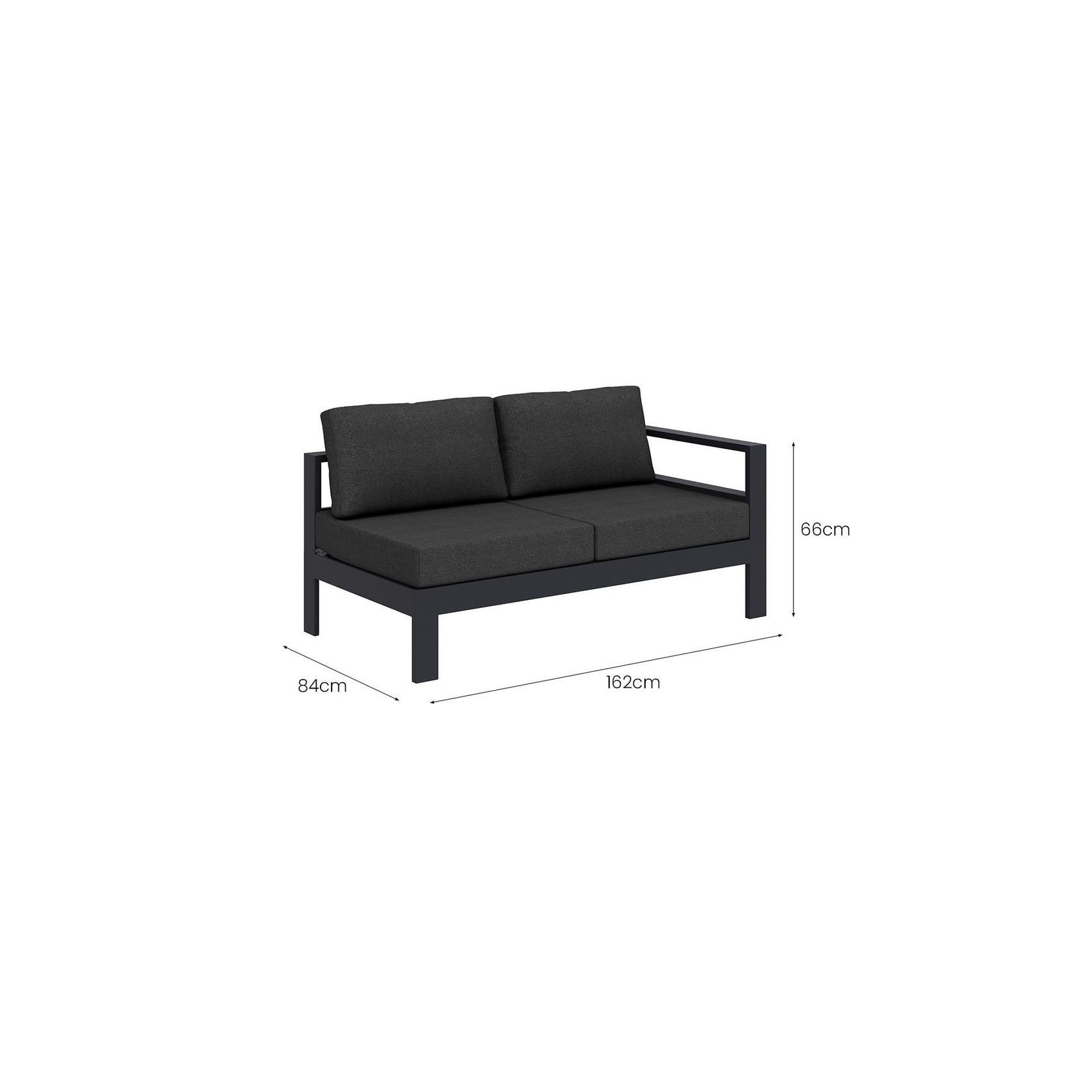 Sandpiper 2.0 Outdoor Sectional Left Arm Loveseat gallery detail image