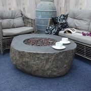Boulder Outdoor Lpg Gas Fire Pit Table gallery detail image