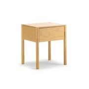 Zyler 1 Drawer Bedside Table | Light Ash gallery detail image