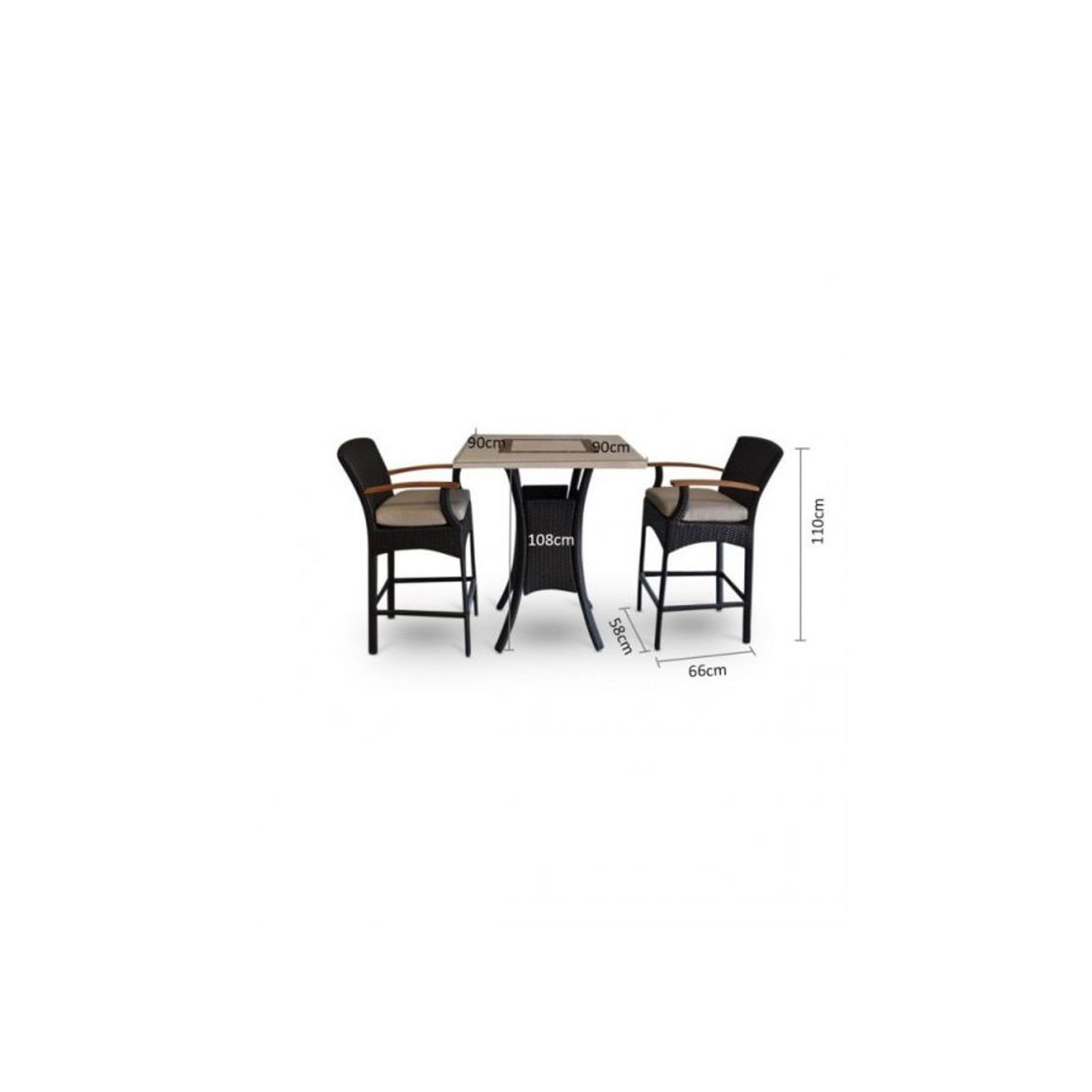 Roman 10 Seat Outdoor Dining Table & Chairs Set gallery detail image