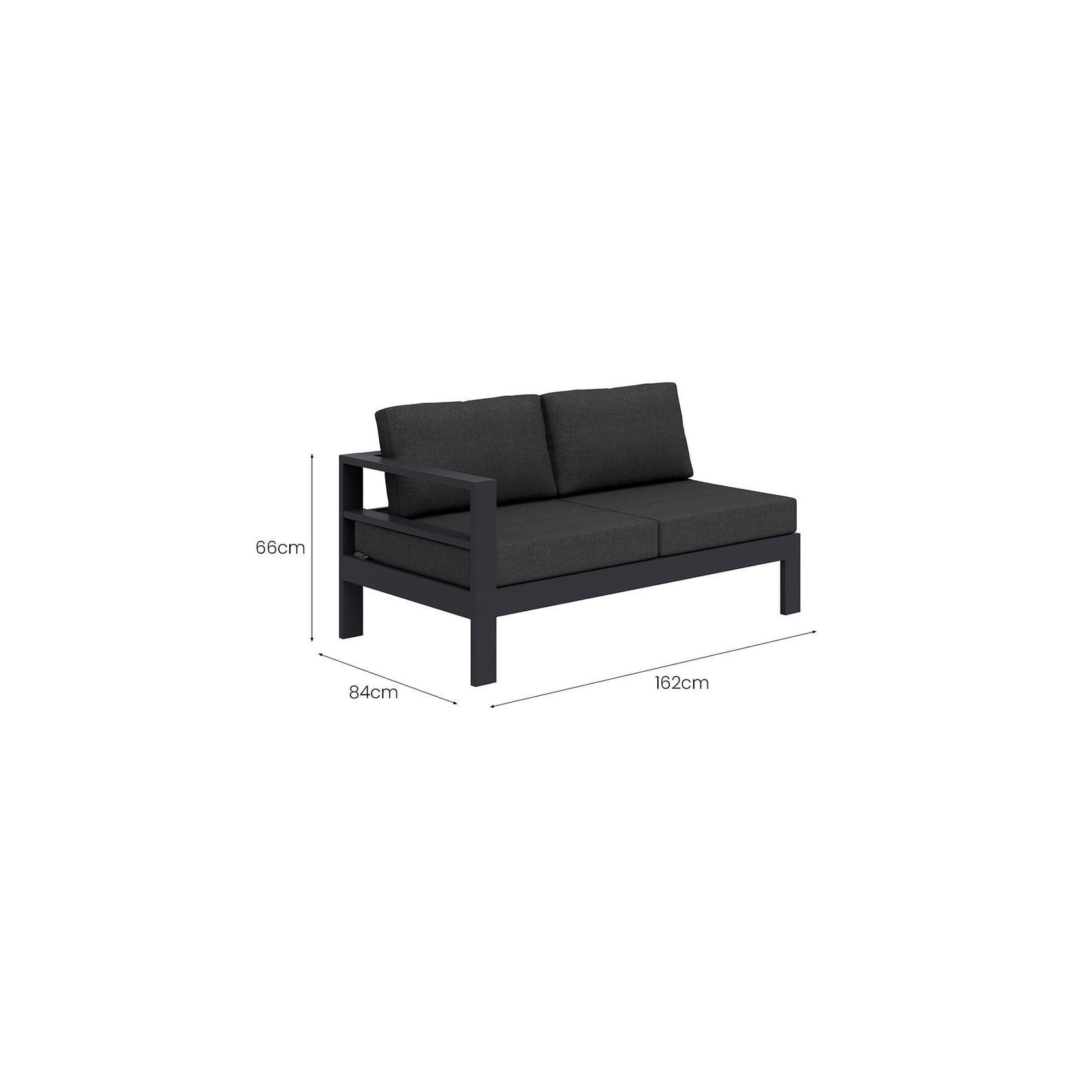 Sandpiper 2.0 Outdoor Sectional Right Arm Loveseat gallery detail image