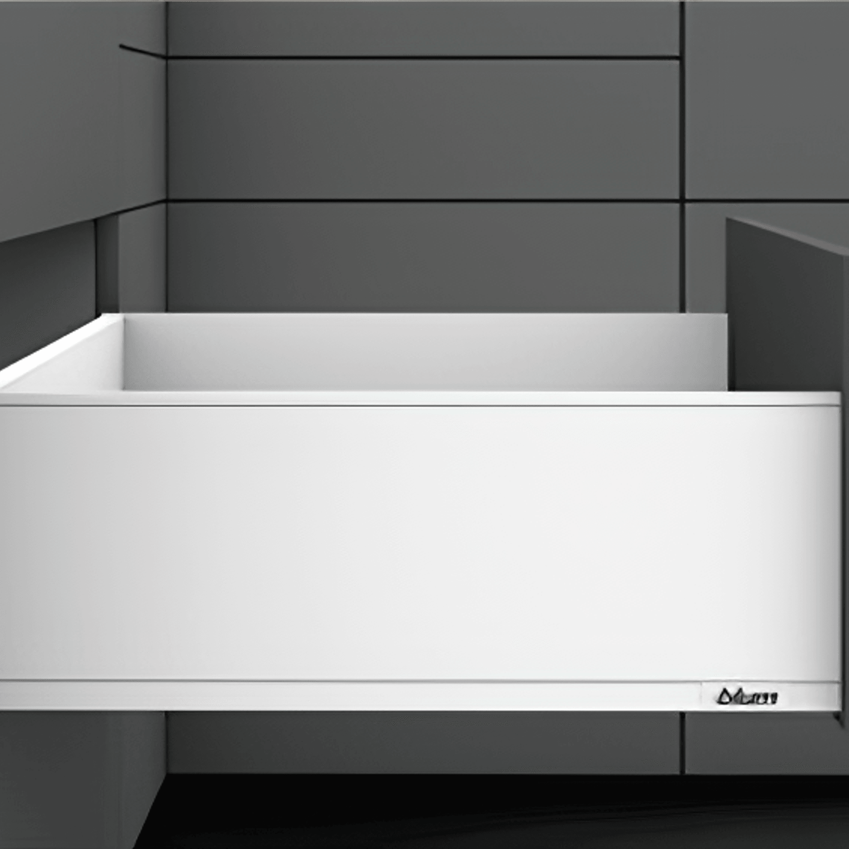 Legrabox Silk White C Height 550MM Complete Drawer Kit gallery detail image