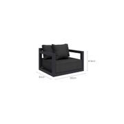 Ibis 2.0 Outdoor Lounge Sofa Set - 4pcs gallery detail image