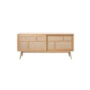 BARRALI Sideboard Buffet 180cm - Natural & Rattan gallery detail image