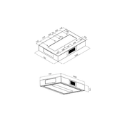 IK25 Ceiling Unit | Black gallery detail image