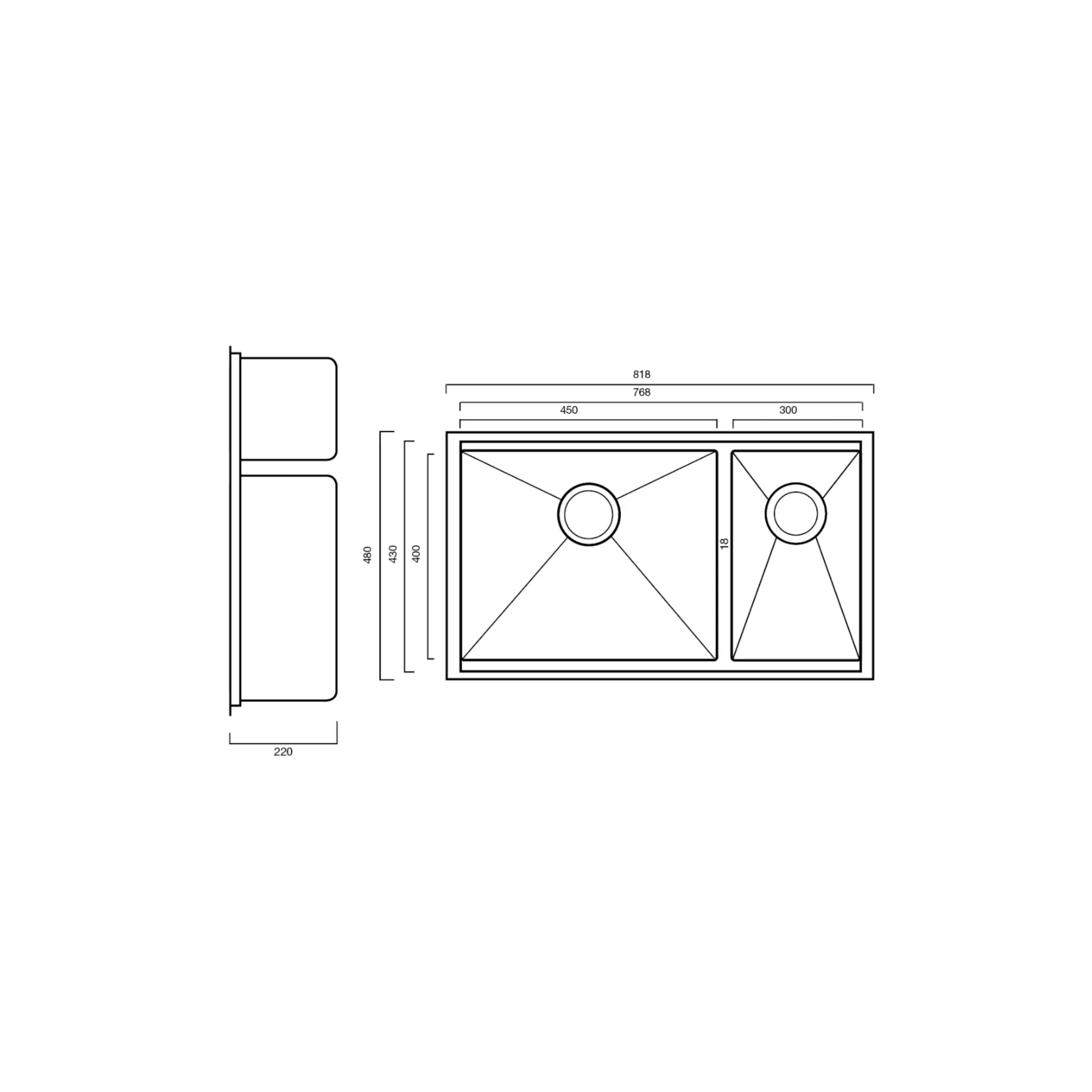 Sink Station 450x300 | 450 x 400 + 300 x 400 gallery detail image