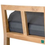 Newport Teak Outdoor Sofa with Armless Chairs - 6 Seat gallery detail image