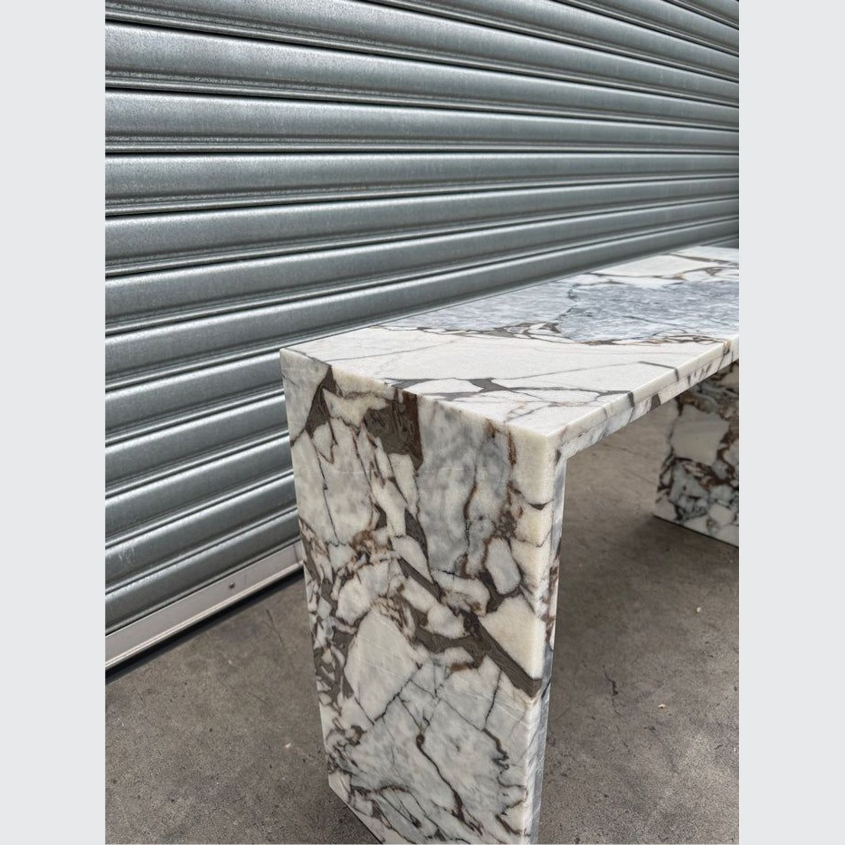 Waterfall Hallway Console - Milky Blue | Natural Stone Co. gallery detail image