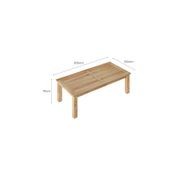 Harmony Outdoor Teak Dining Table 200x 100x 75cm gallery detail image