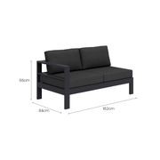 Sandpiper 2.0 Outdoor Corner Sofa Set With Coffee Table - 6 Seat gallery detail image