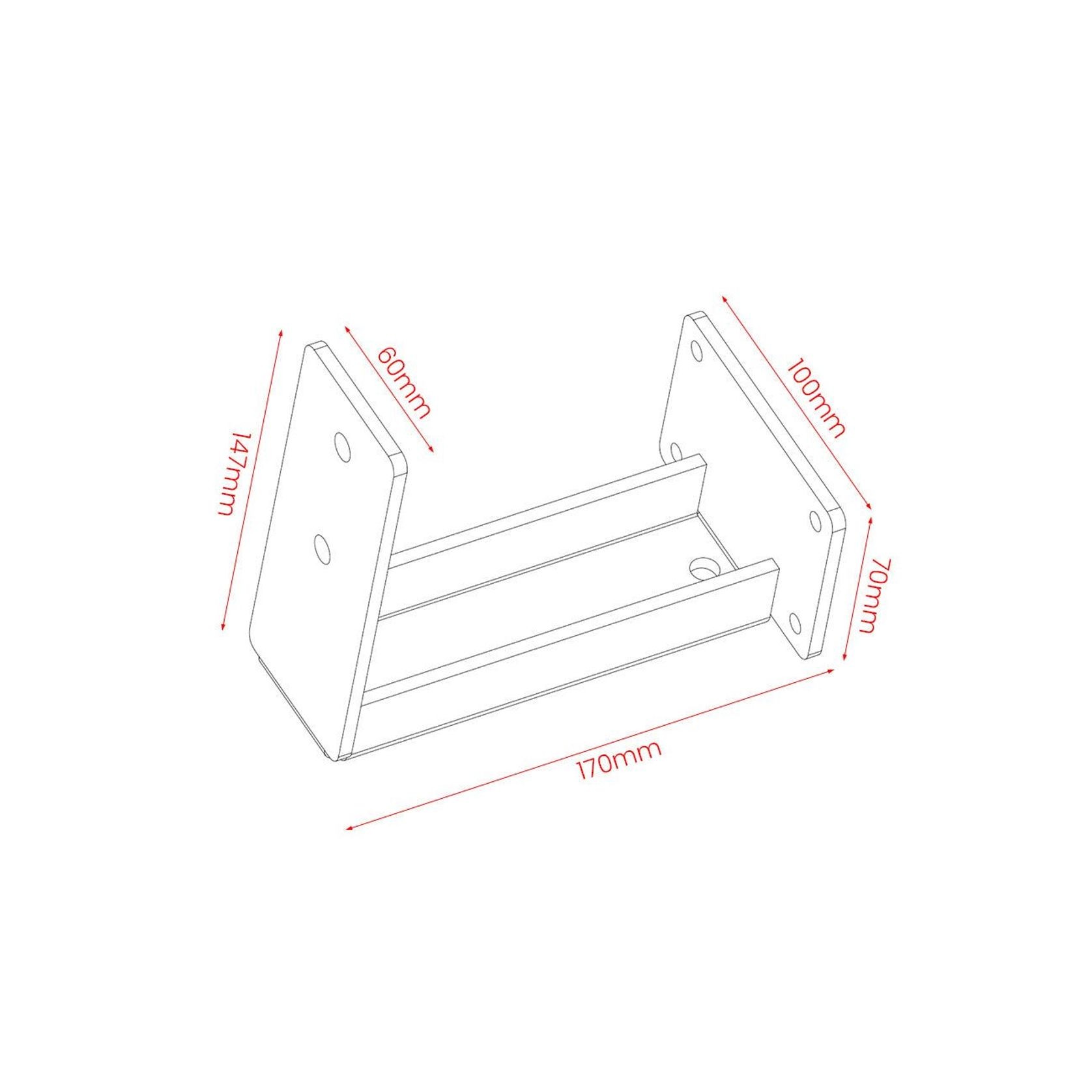 Fascia Wall Mounted Pergola Bracket gallery detail image