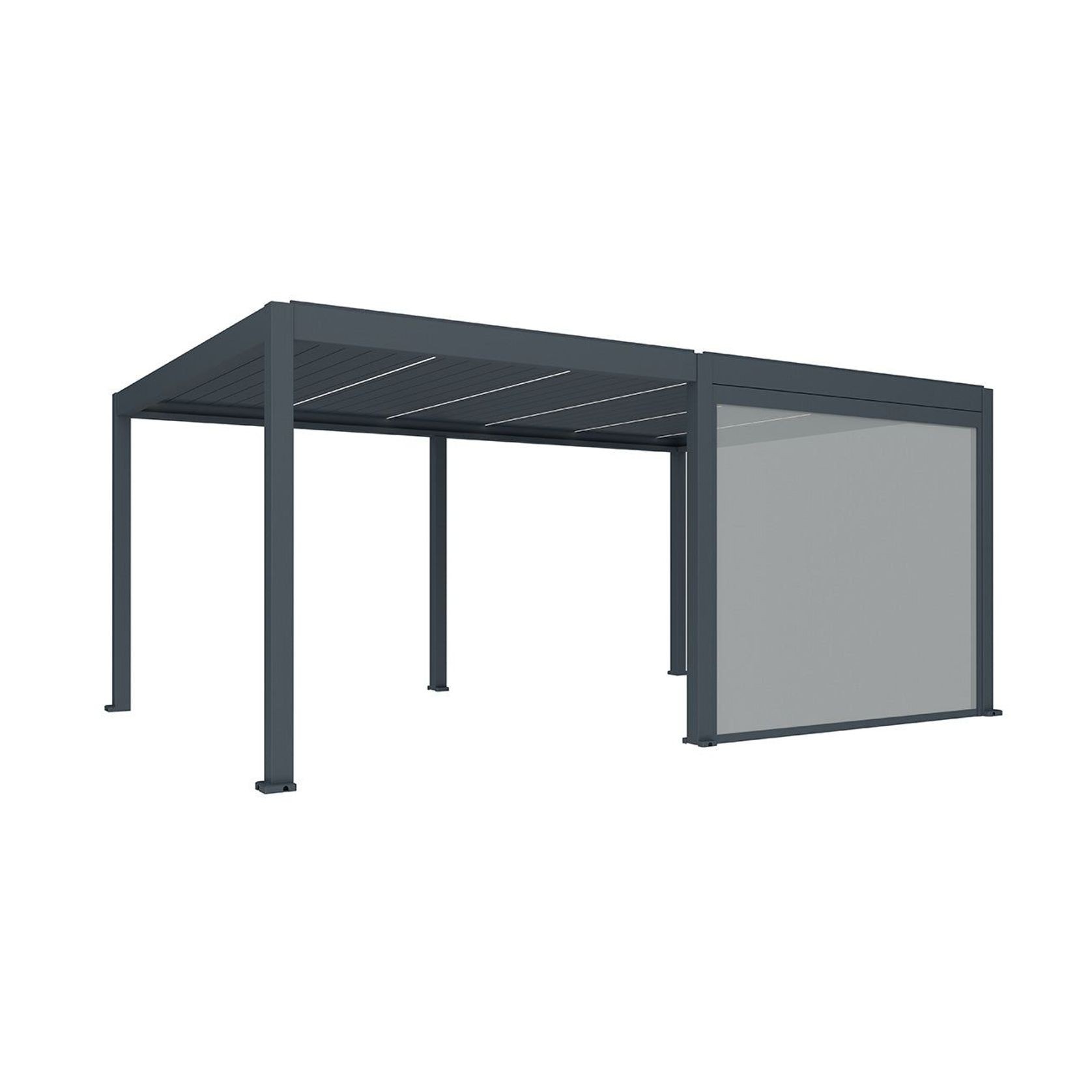 Retractable Shade Blind For Caribbean Wall Mounted Pergola 2.0 gallery detail image