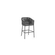 Kereru Aluminium and Rope Outdoor Bar Chair gallery detail image