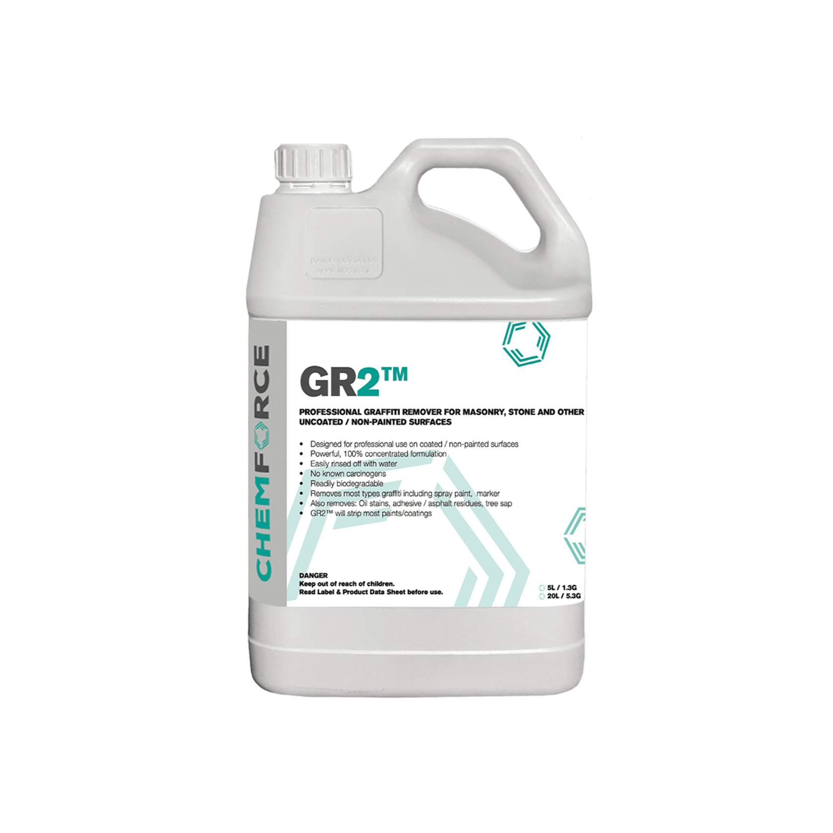 Gr2 - Graffiti Cleaner Uncoated Surfaces - 5 Litre gallery detail image