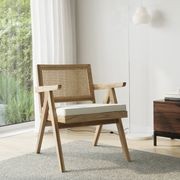 Mira Rattan Occasional Armchair | Natural gallery detail image