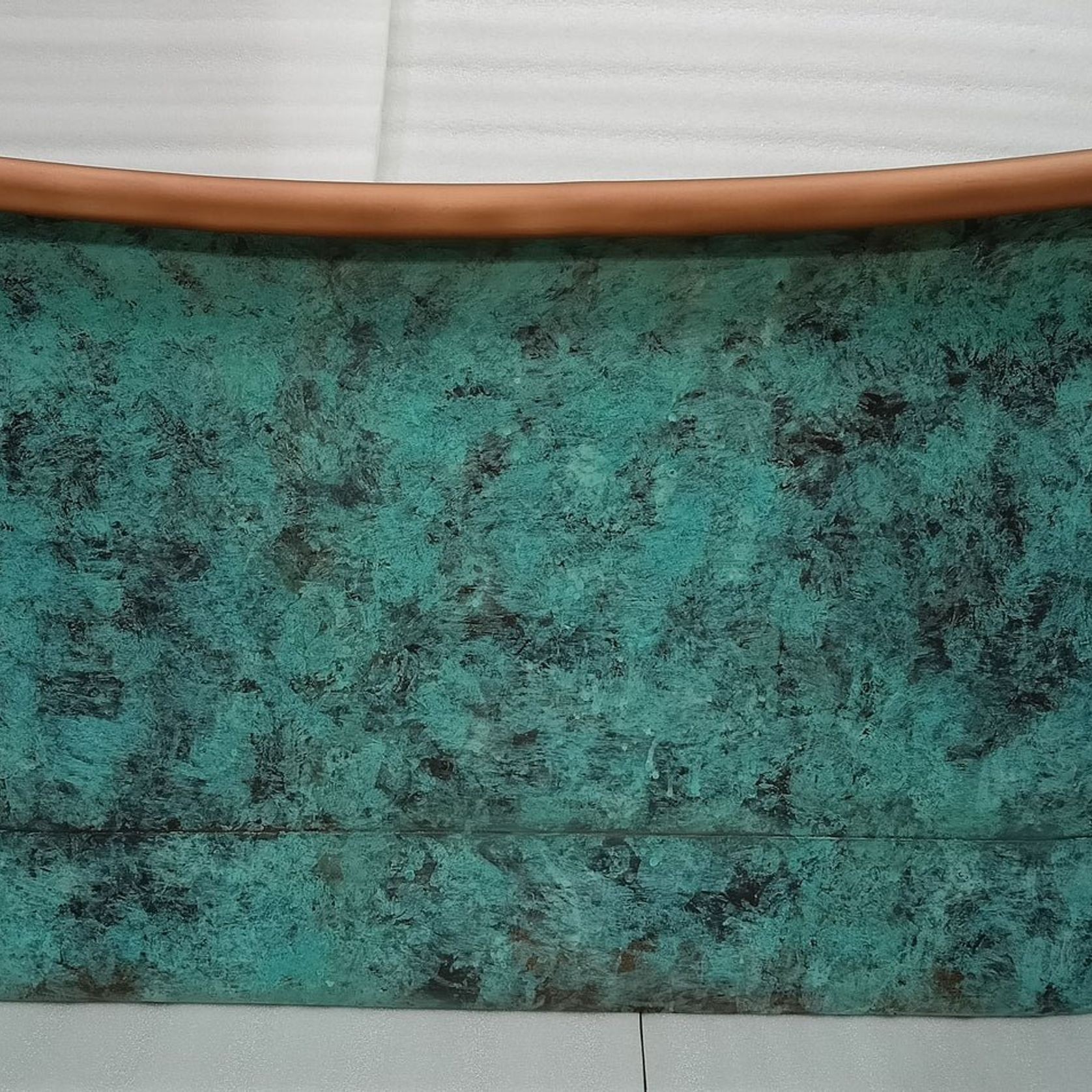 The Copper Bath Tub - Aurora Hammered Copper Double Slipper 1700mm - CB5018-D67 gallery detail image