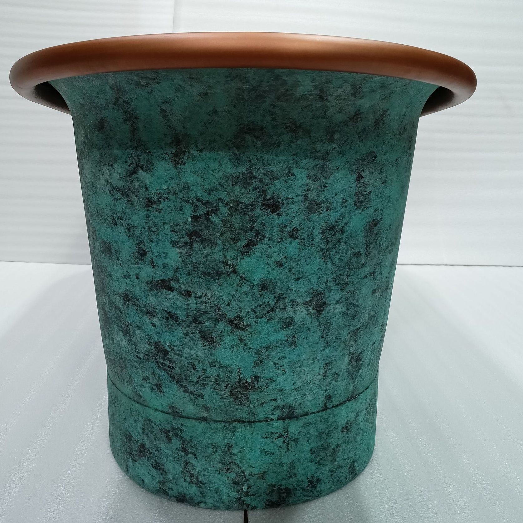 The Copper Bath Tub - Aurora Hammered Copper Double Slipper 1700mm - CB5018-D67 gallery detail image