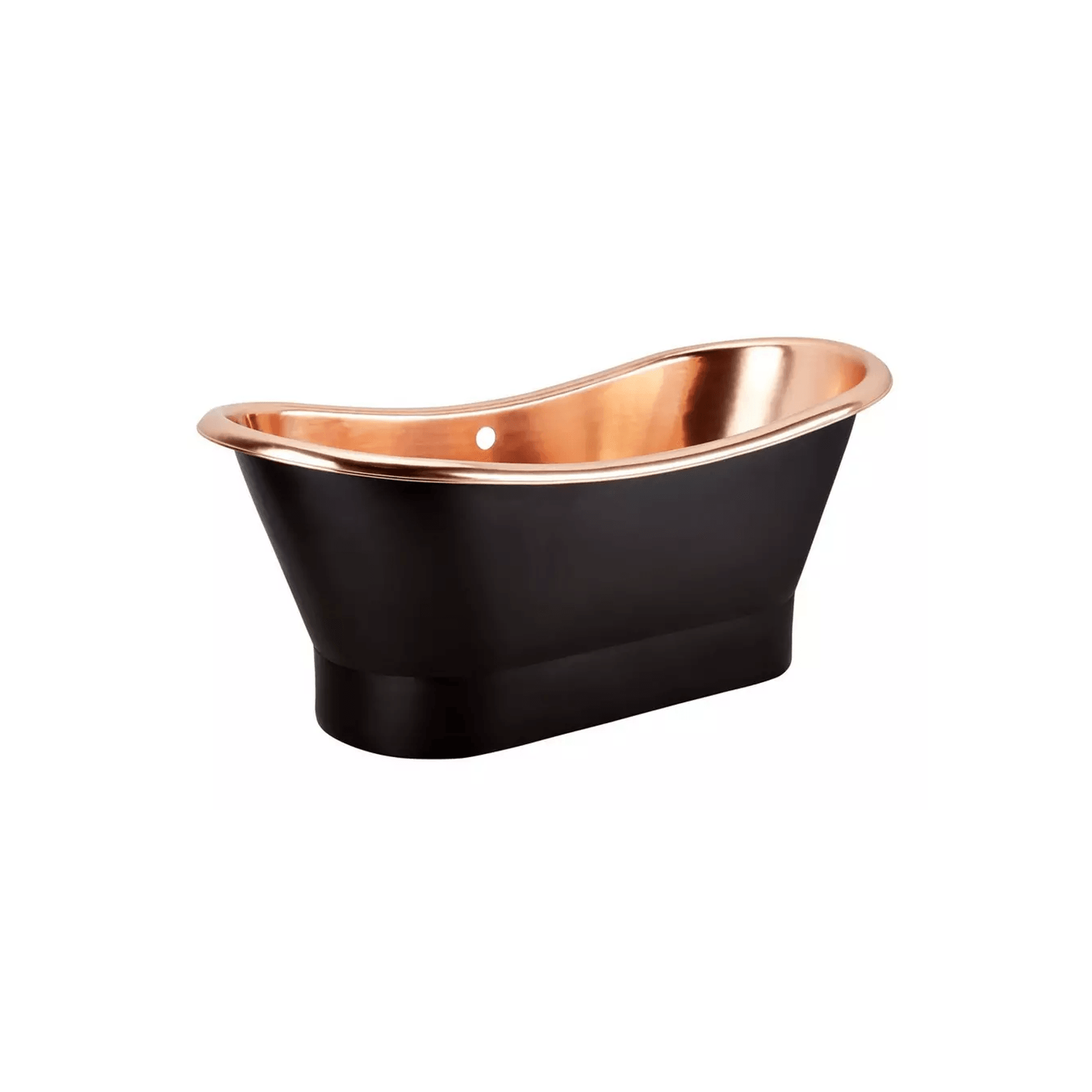 The Copper Bath Tub - Sundara Copper Double Slipper Smooth 1700mm - CB5019-D67 gallery detail image