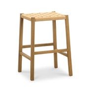 Kyren Woven Rope Barstool, Indoor & Outdoor gallery detail image