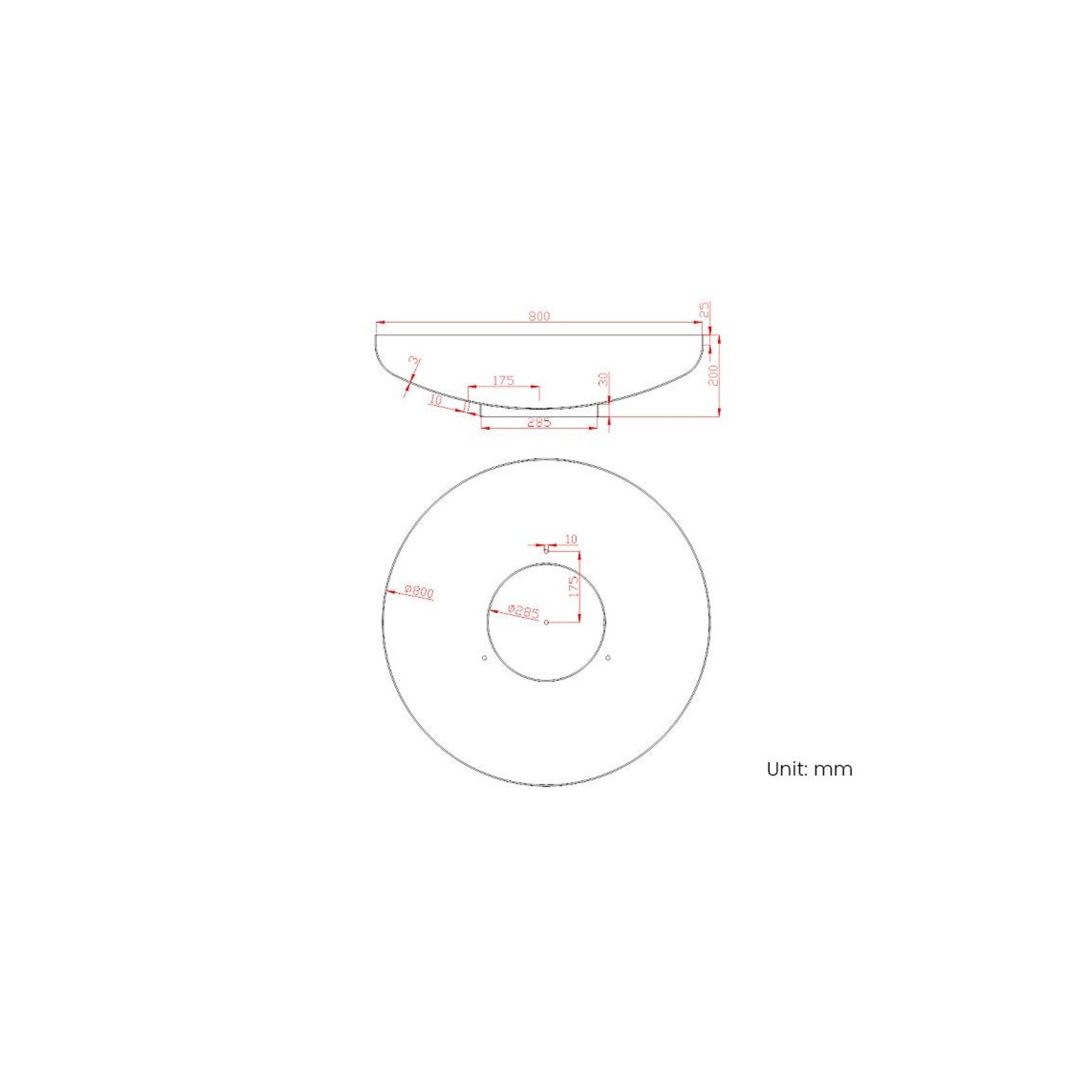 80cm Corten Steel Fire Pit Bowl gallery detail image