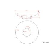 Corten Steel Fire Pit Bowl – 80cm Outdoor Brazier (Grill Accessories Not Included) gallery detail image