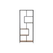 RUTHIN Bookcase - Black & Natural gallery detail image