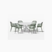 Dipper Table With Ava Chairs 7-Piece Outdoor Dining Set gallery detail image